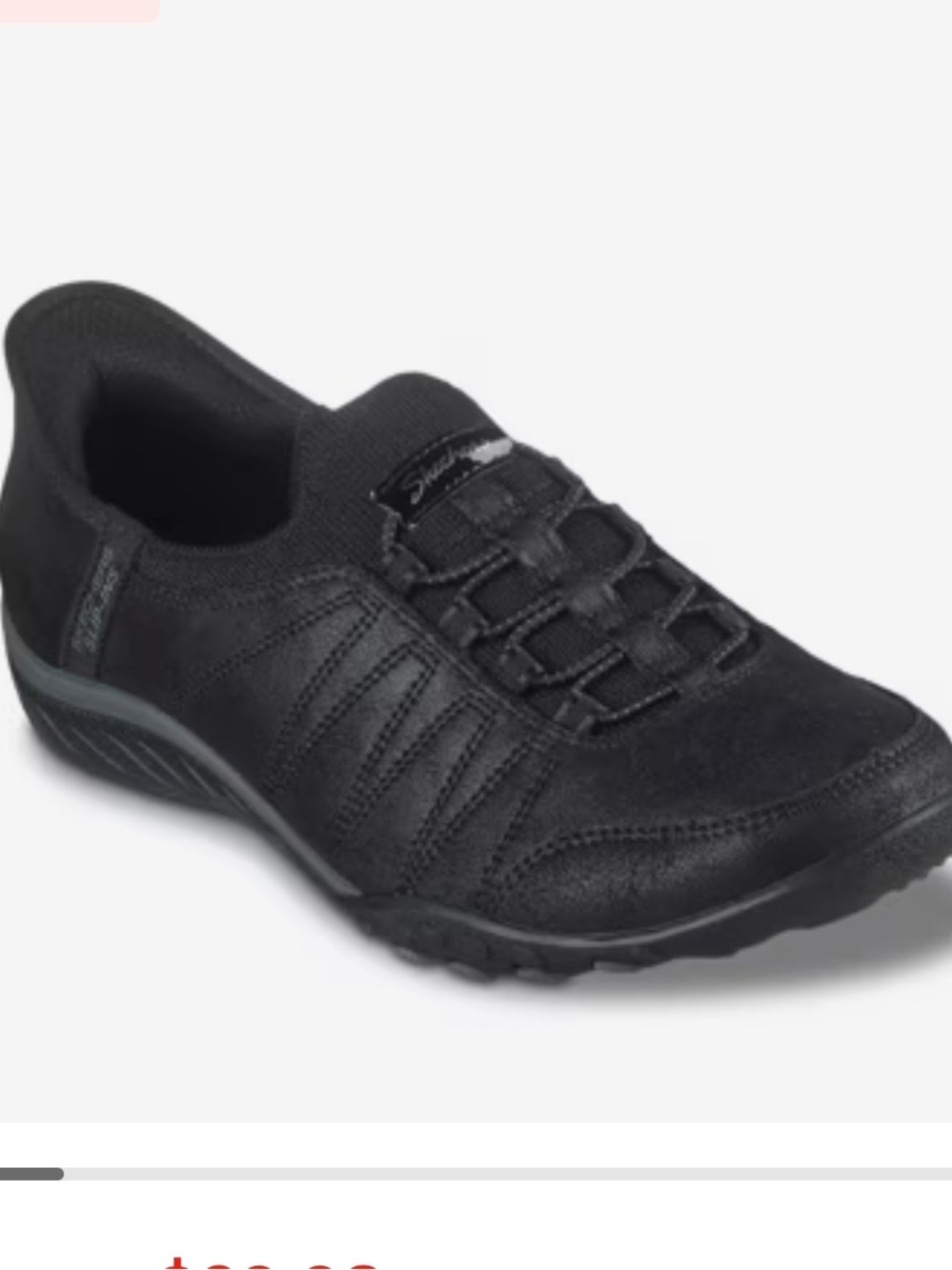 Last pair NWOB Skechers Hands Free Black Slip-On Walking Shoe Size 6